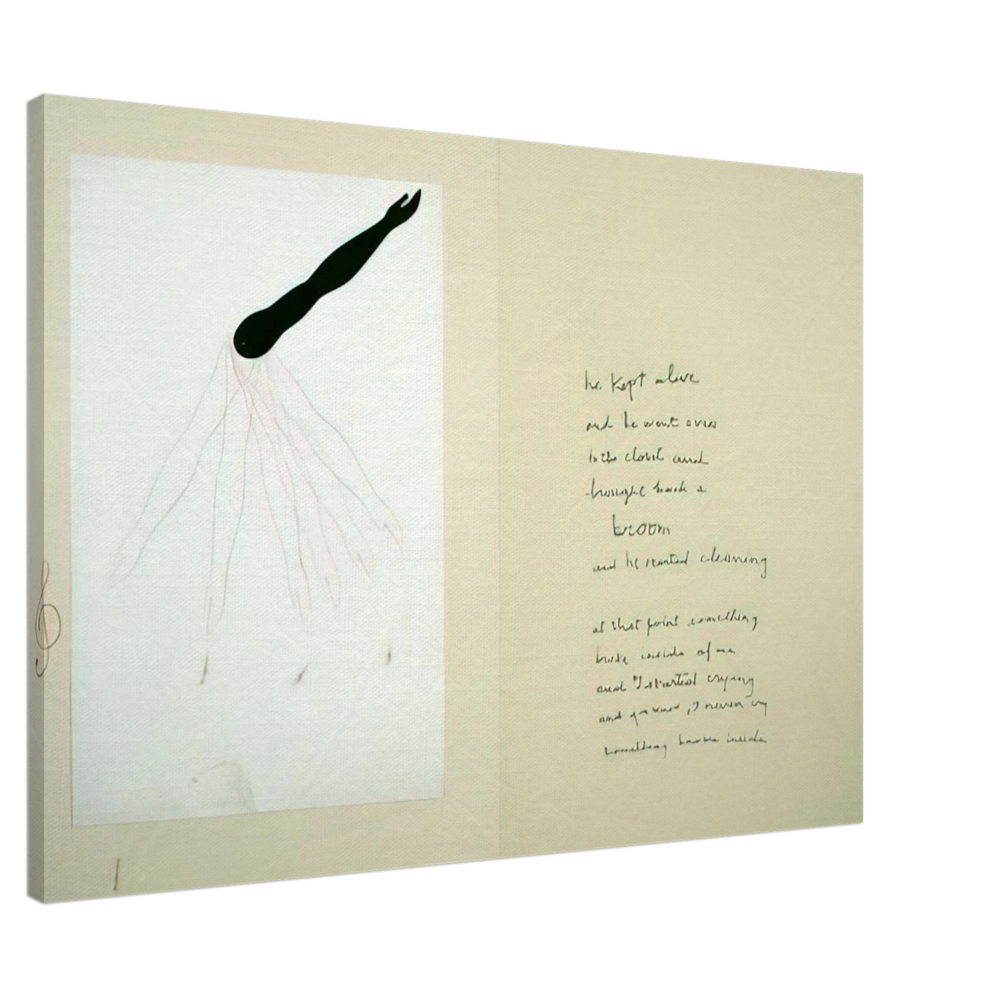 Louise Bourgeois - SUBLIMATION 2002 Canvas - 20x30 cm / 8x12 inches-canvas