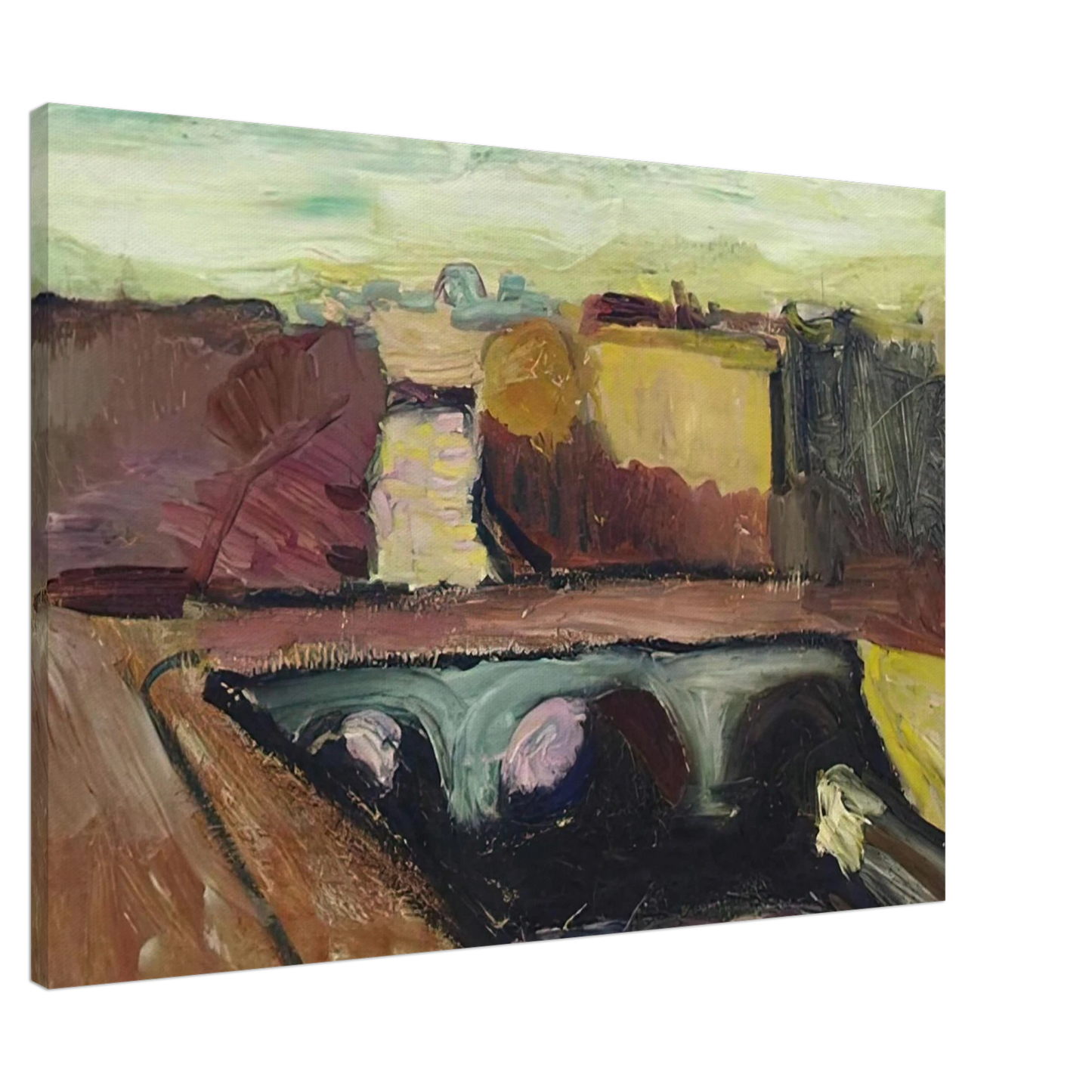 Henri Matisse - VUE DE LA SEINE LE PONT SAINT MICHEL 1904 0 Canvas - 20x30 cm / 8x12 inches-canvas