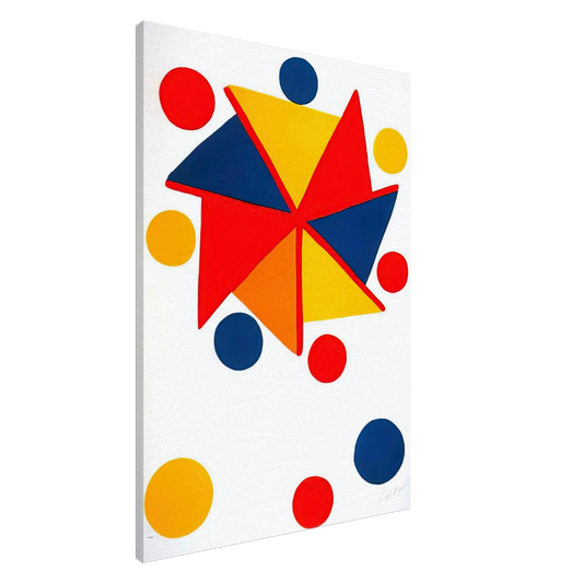 Alexander Calder - UNTITLED 1970 Canvas - 20x30 cm / 8x12 inches-canvas