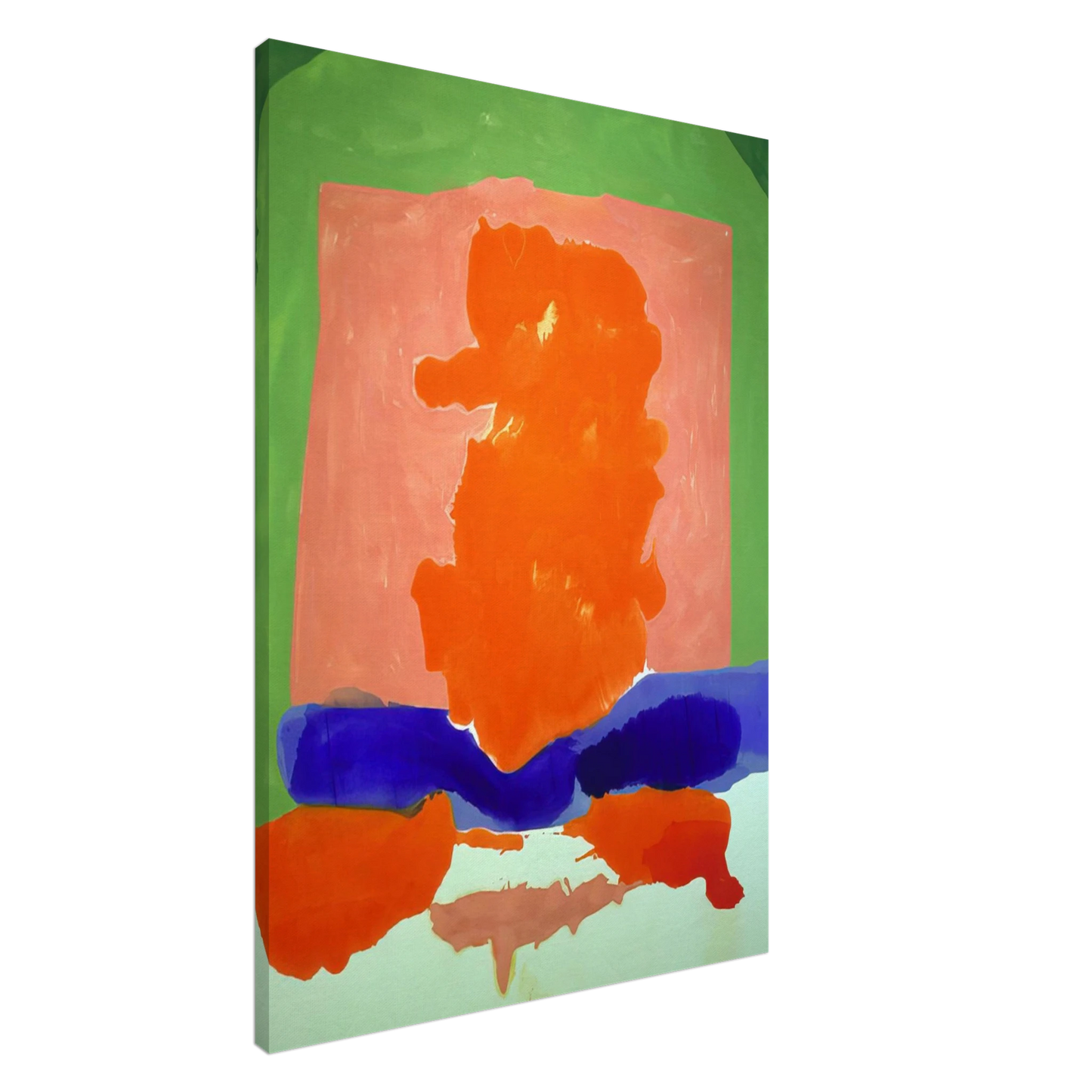 Helen Frankenthaler - Small s Paradise - 1964 Canvas - 20x30 cm / 8x12 inches-canvas