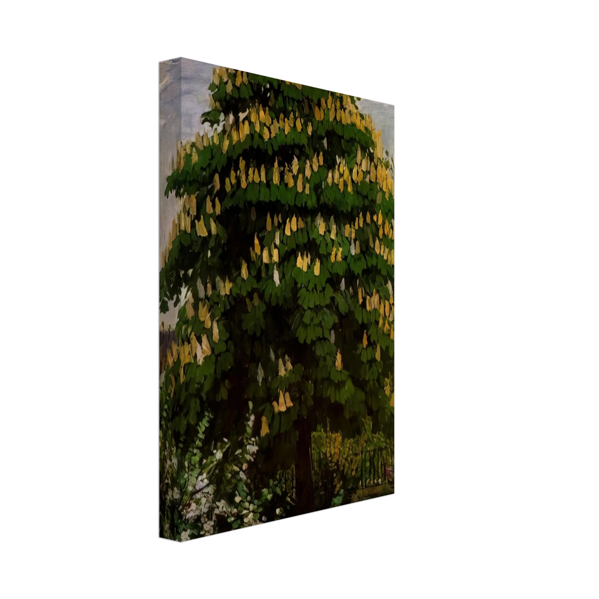 Frantisek Kupka - The chestnut tree in blossom Canvas - 40x60 cm / 16x24 inches-canvas