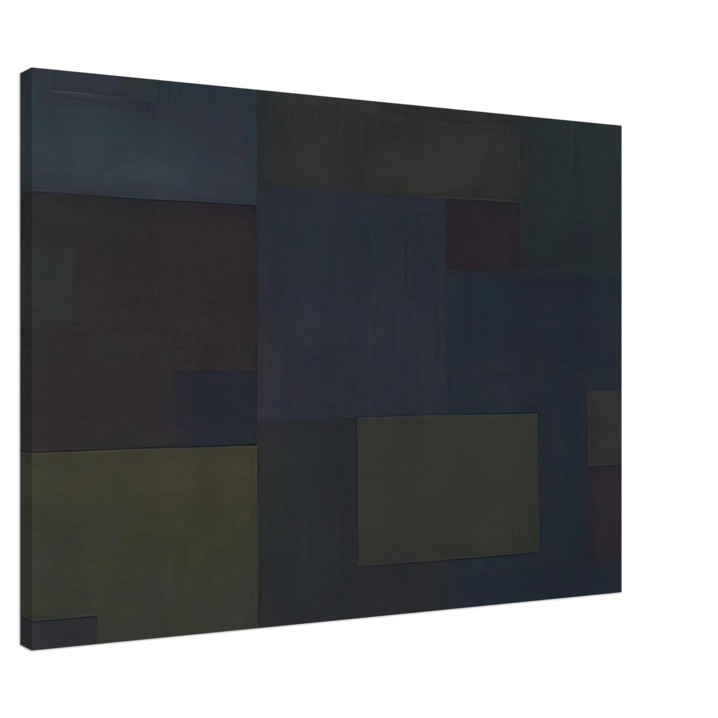 Ad Reinhardt - Number 17 - 1953 Canvas - 20x30 cm / 8x12 inches-canvas