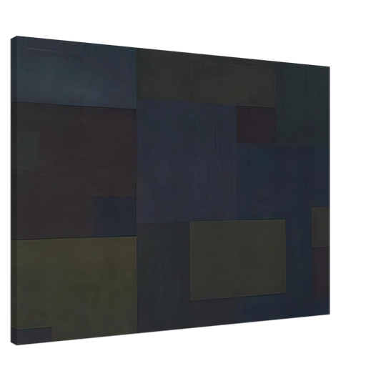 Ad Reinhardt - Number 17 - 1953 Canvas - 20x30 cm / 8x12 inches-canvas