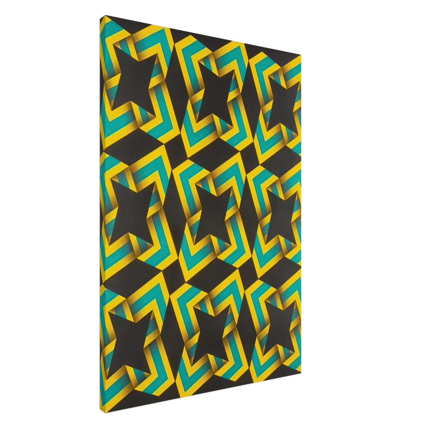 Omar Rayo - 9-Soles - 1967 Canvas - 20x30 cm / 8x12 inches-canvas