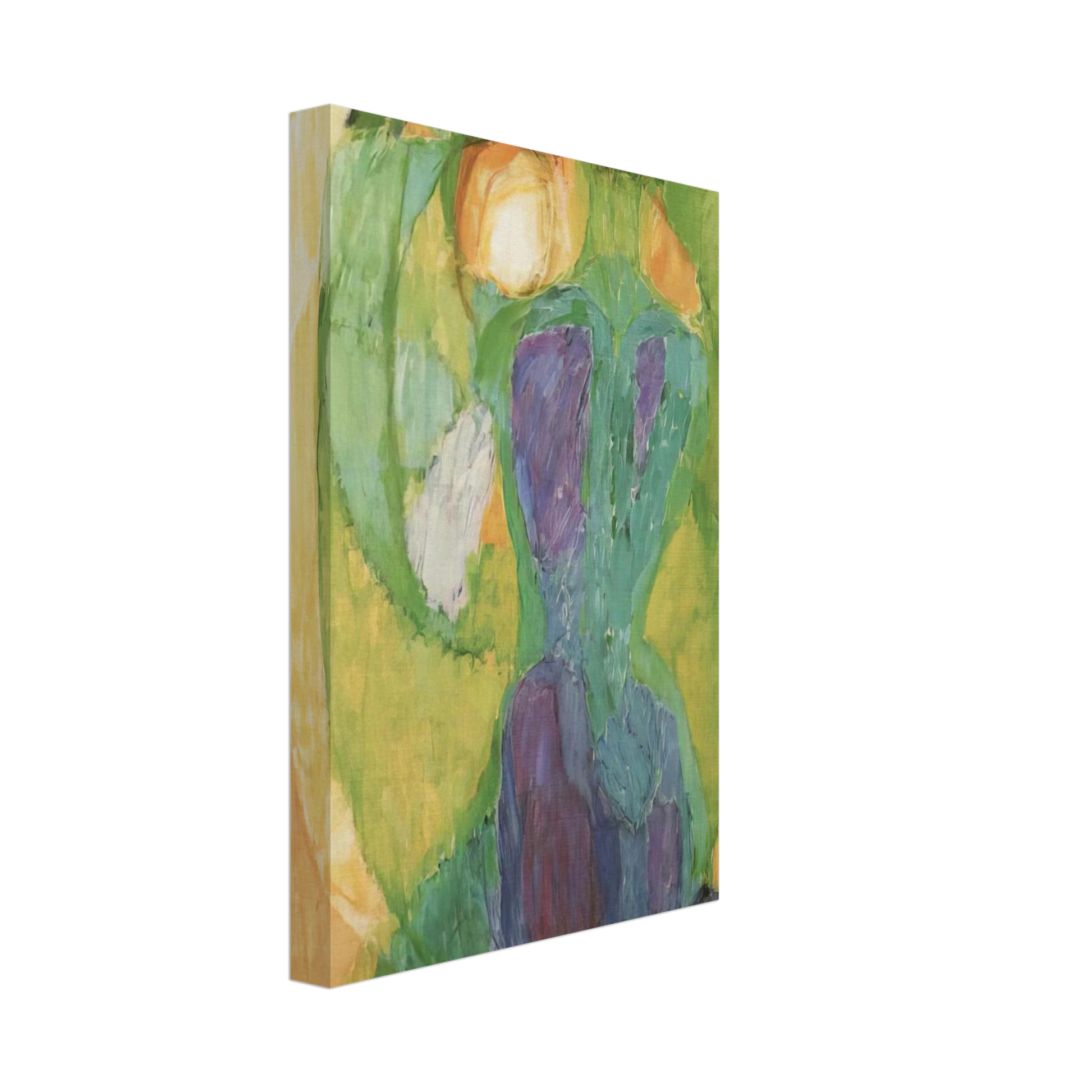 Frantisek Kupka - Oval mirror Canvas - 70x100 cm / 28x40 inches-canvas