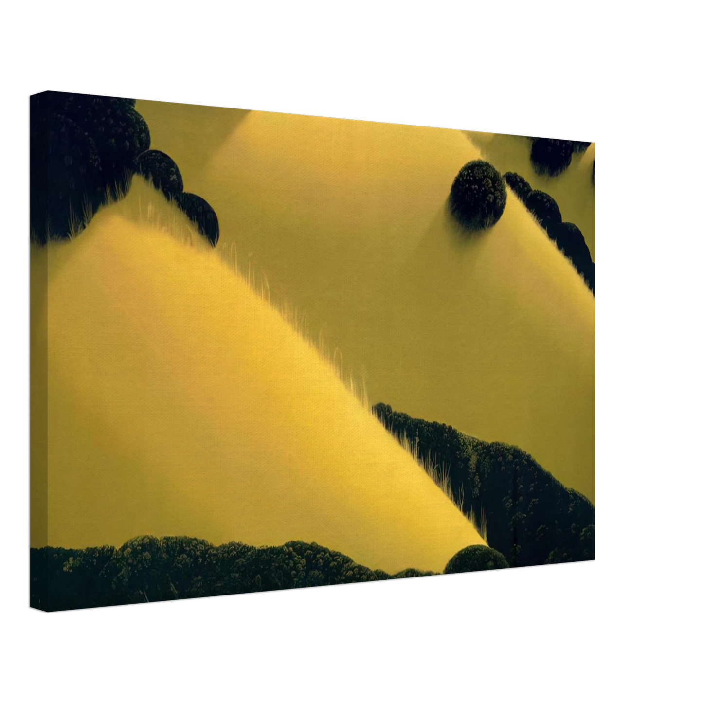 Eyvind Earle - Golden Hills Canvas - 70x100 cm / 28x40 inches-canvas