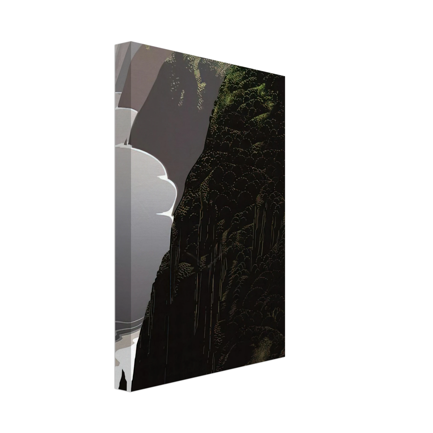 Eyvind Earle - Big Sur Coastline Canvas - 40x60 cm / 16x24 inches-canvas