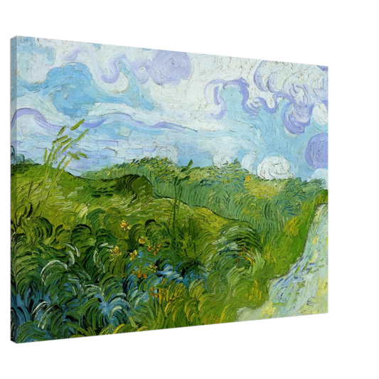 Vincent van Gogh - Green Wheat Fields Canvas - 20x30 cm / 8x12 inches-canvas