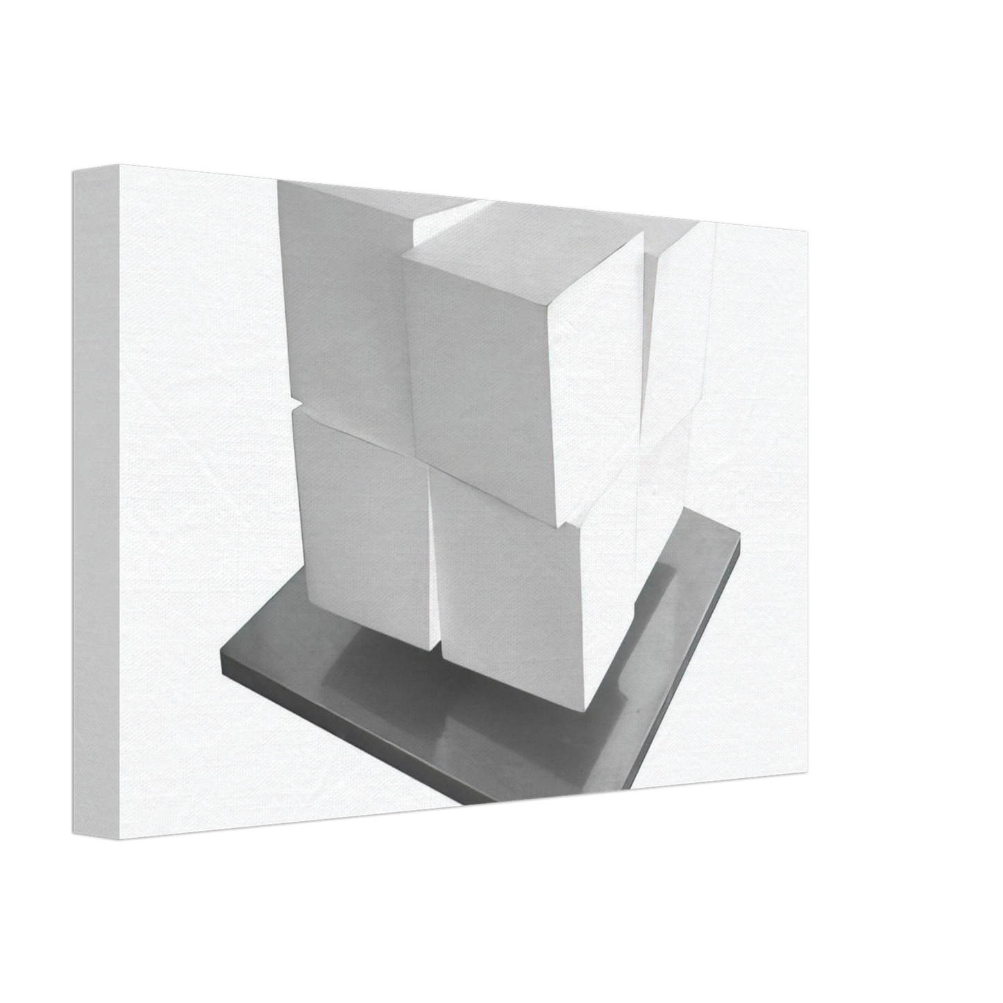 Jeremy Moon - Split Cube - 1962 Canvas - 70x100 cm / 28x40 inches-canvas