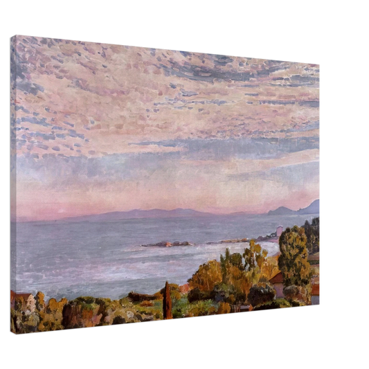 Theo van Rysselberghe - THE BAY OF ST CLAIR 1923 Canvas - 20x30 cm / 8x12 inches-canvas
