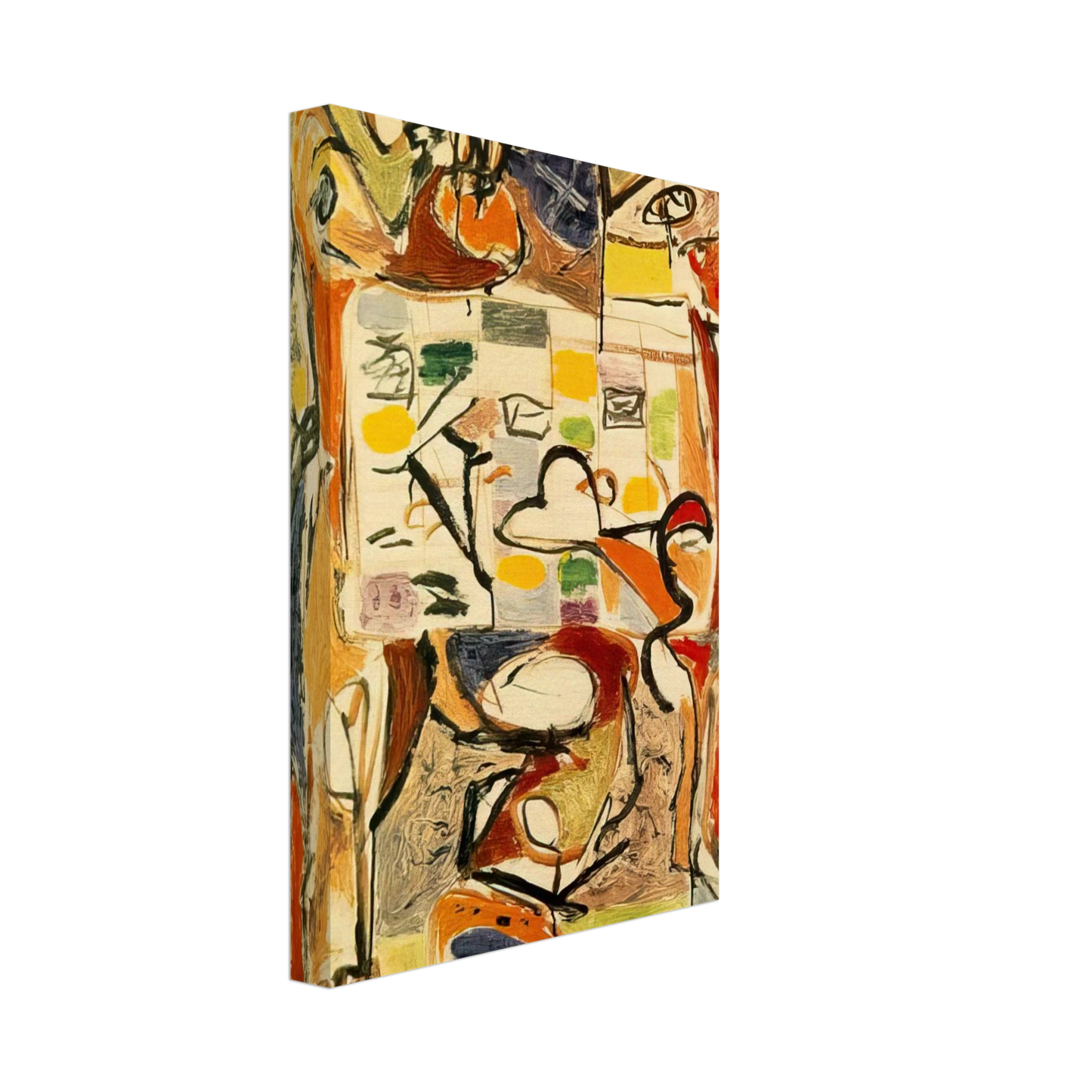 Jackson Pollock - THE TEA CUP Canvas - 70x100 cm / 28x40 inches-canvas