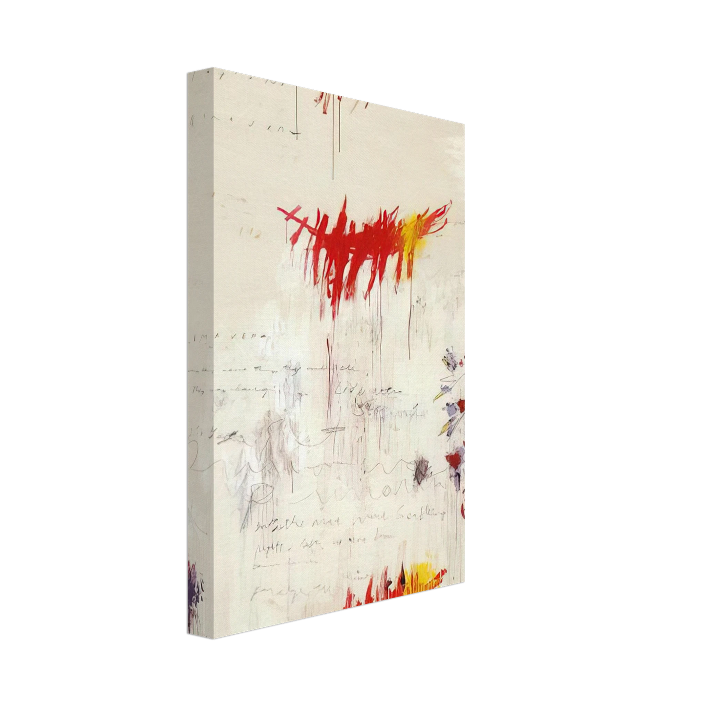 Cy Twombly - Quattro stagioni I. Primavera Canvas - 70x100 cm / 28x40 inches-canvas
