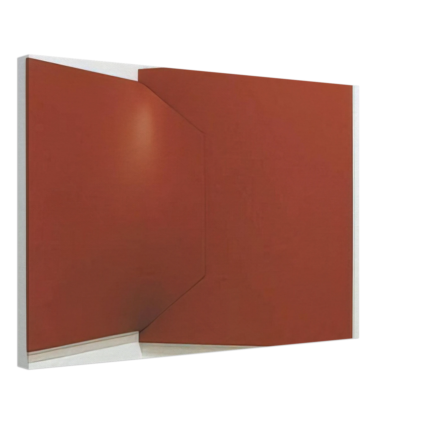 Enrico Castellani - Dittico rosso - 1966 Canvas - 70x100 cm / 28x40 inches-canvas