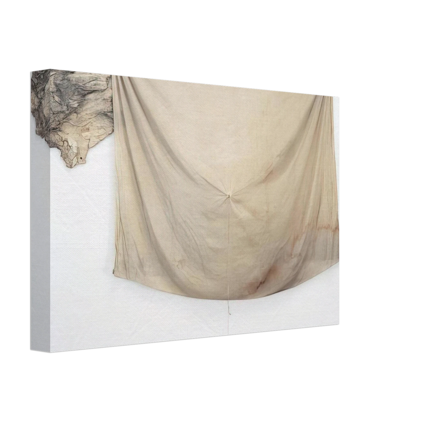 Robert Rauschenberg - FRANCISCAN II 1972 Canvas - 40x60 cm / 16x24 inches-canvas