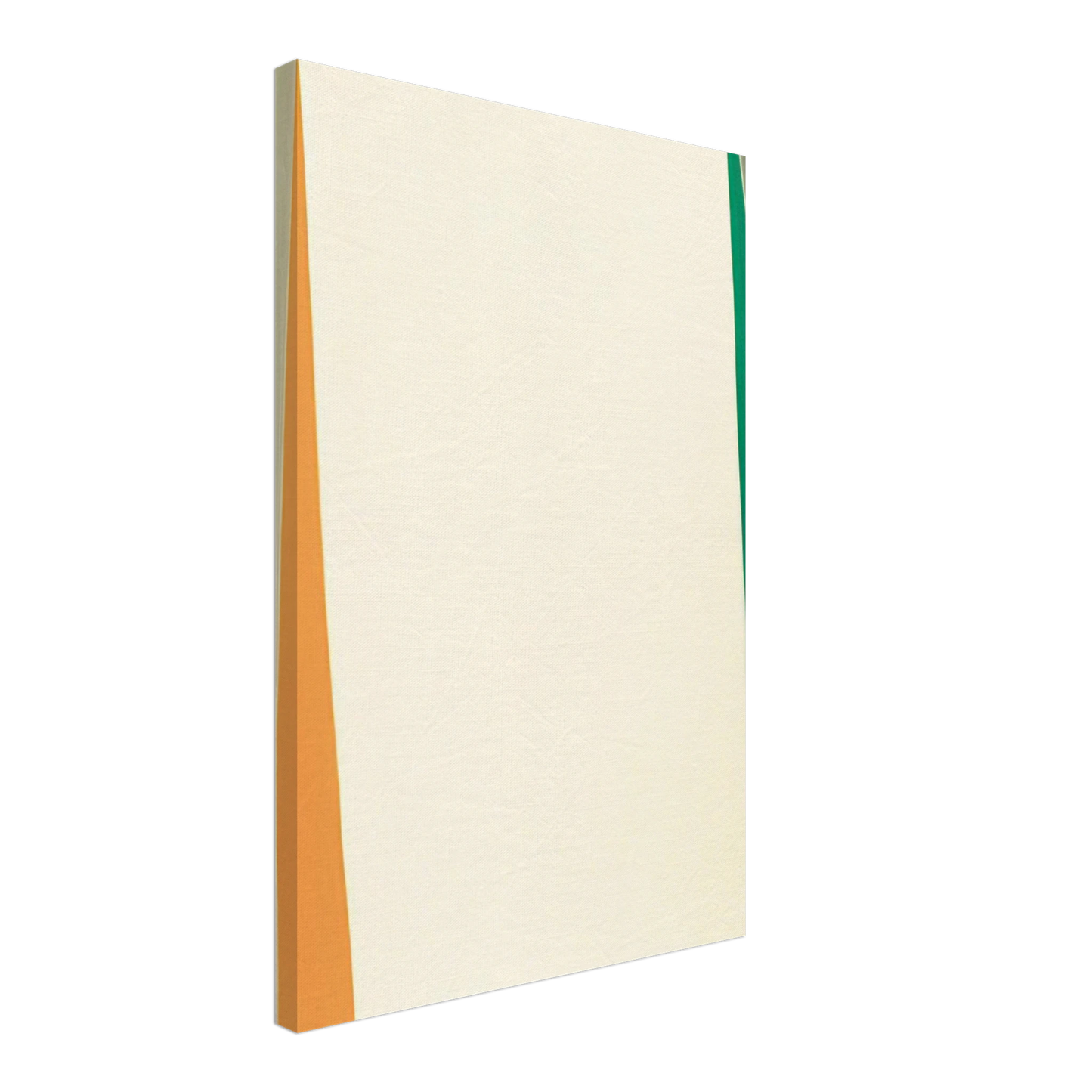 Larry Zox - Open White Center - 1974 Canvas - 40x60 cm / 16x24 inches-canvas