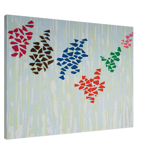 Robert Goodnough - Untitled - 1976 Canvas - 20x30 cm / 8x12 inches-canvas