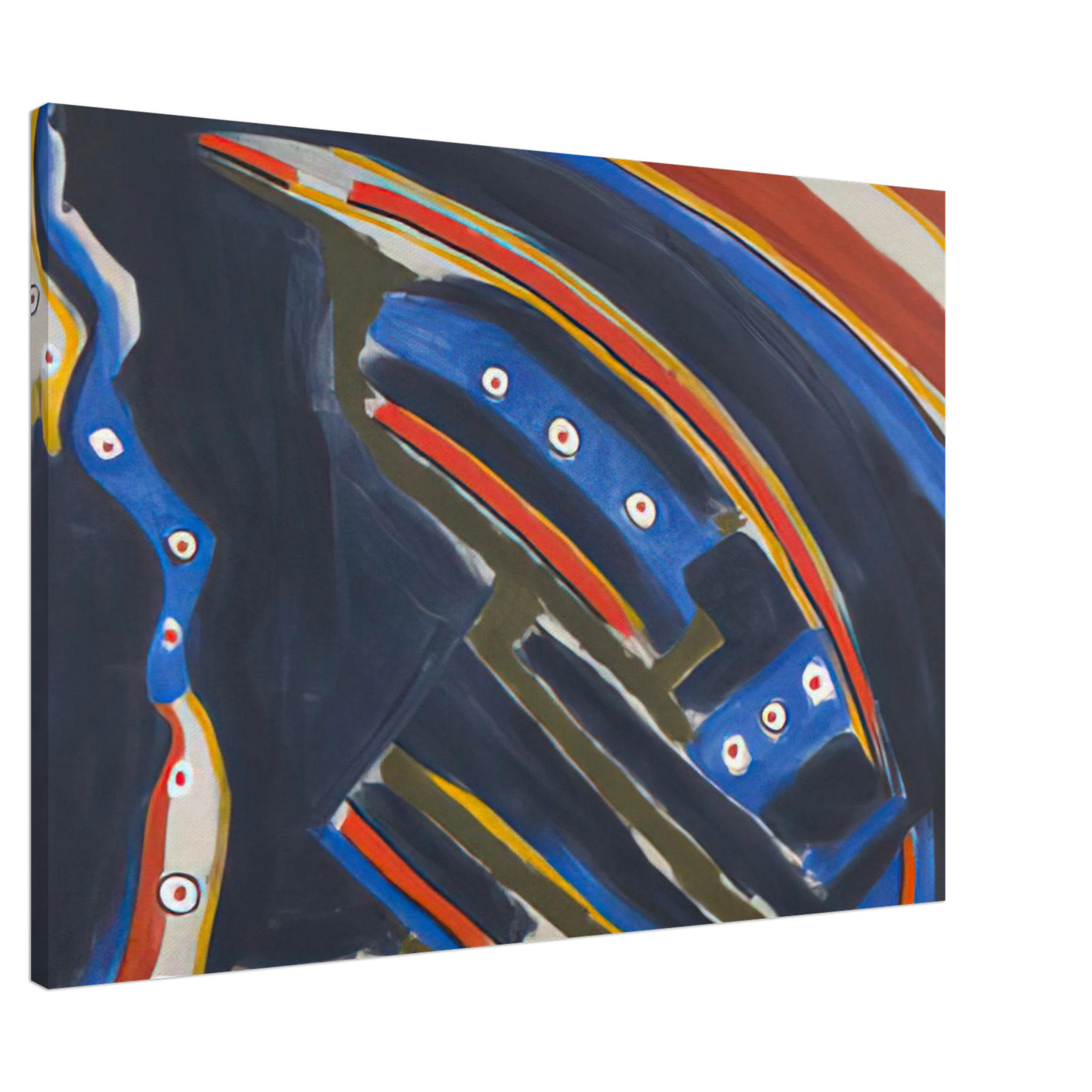 Betty Parsons - Gold Stopple Moonshot - 1972 Canvas - 20x30 cm / 8x12 inches-canvas