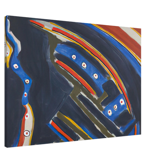 Betty Parsons - Gold Stopple Moonshot - 1972 Canvas - 20x30 cm / 8x12 inches-canvas