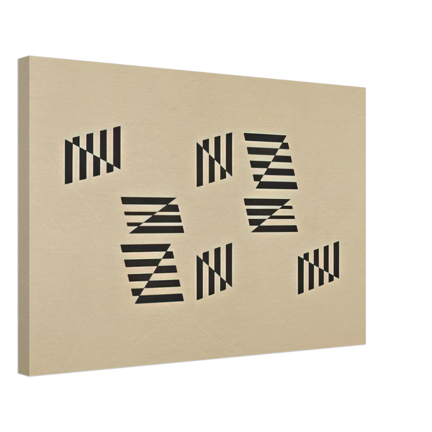 Helio Oiticica - Limite-Lumificacas - 1958 Canvas - 70x100 cm / 28x40 inches-canvas