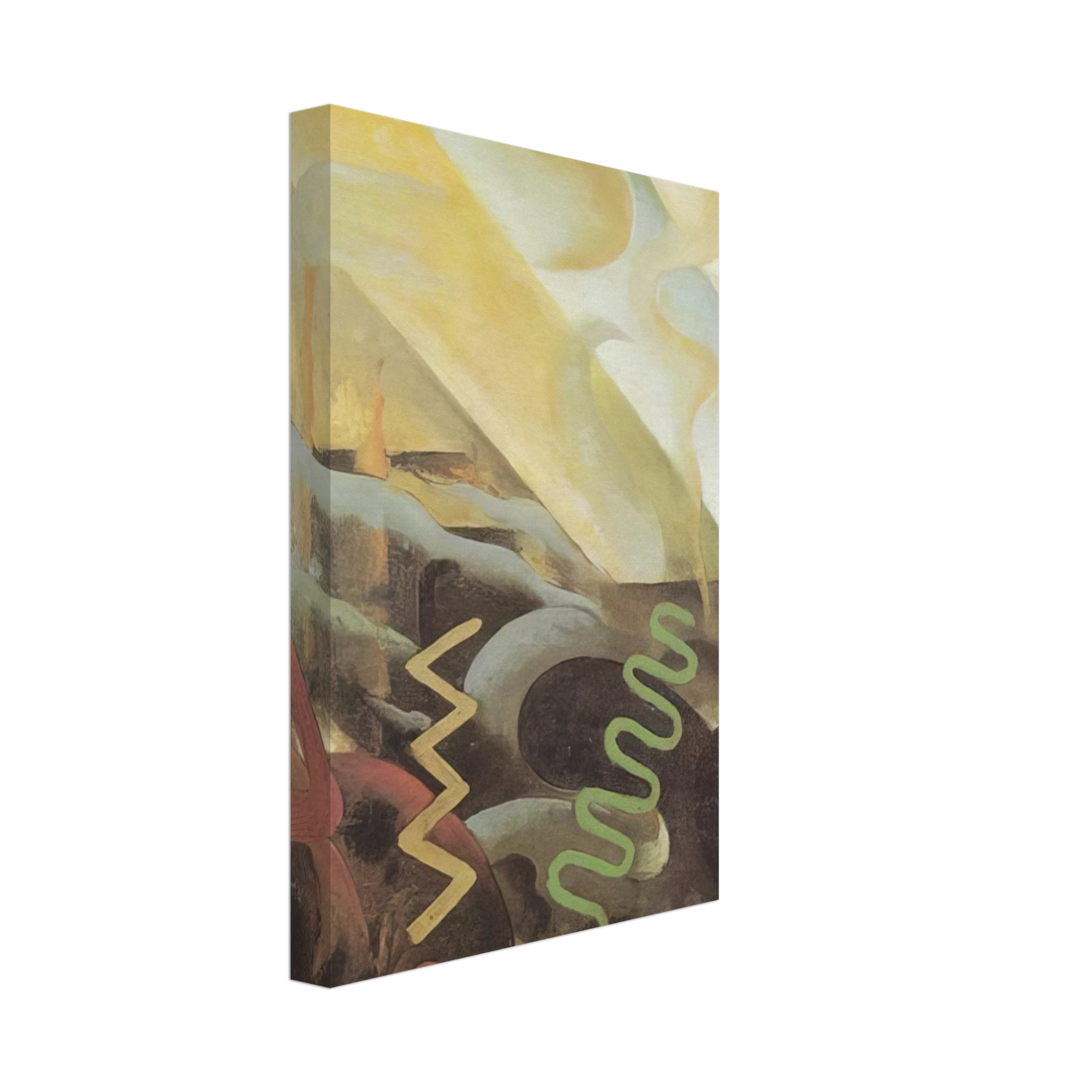 Julius Evola - Astrazione - 1921 Canvas - 70x100 cm / 28x40 inches-canvas