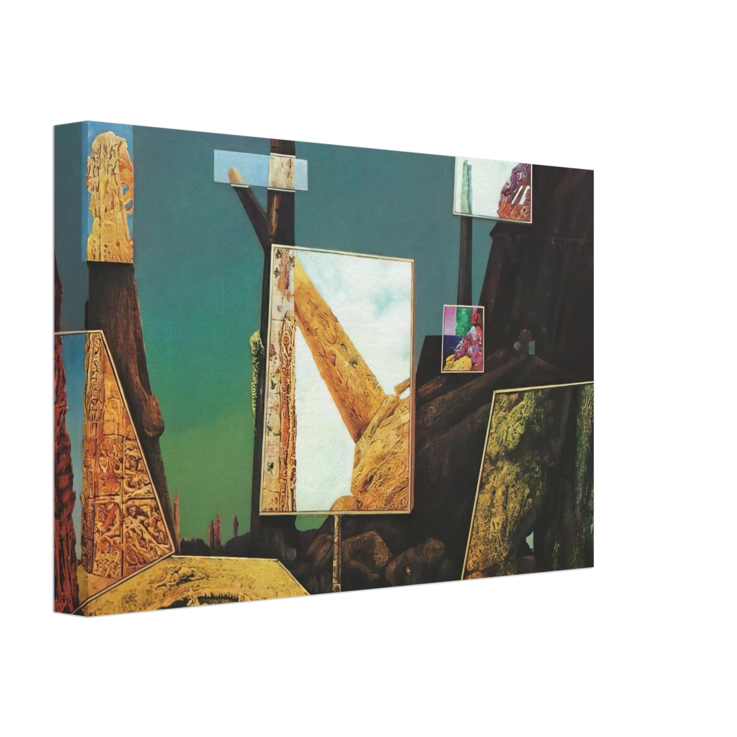 Max Ernst - The Anti-Pope Canvas - 70x100 cm / 28x40 inches-canvas