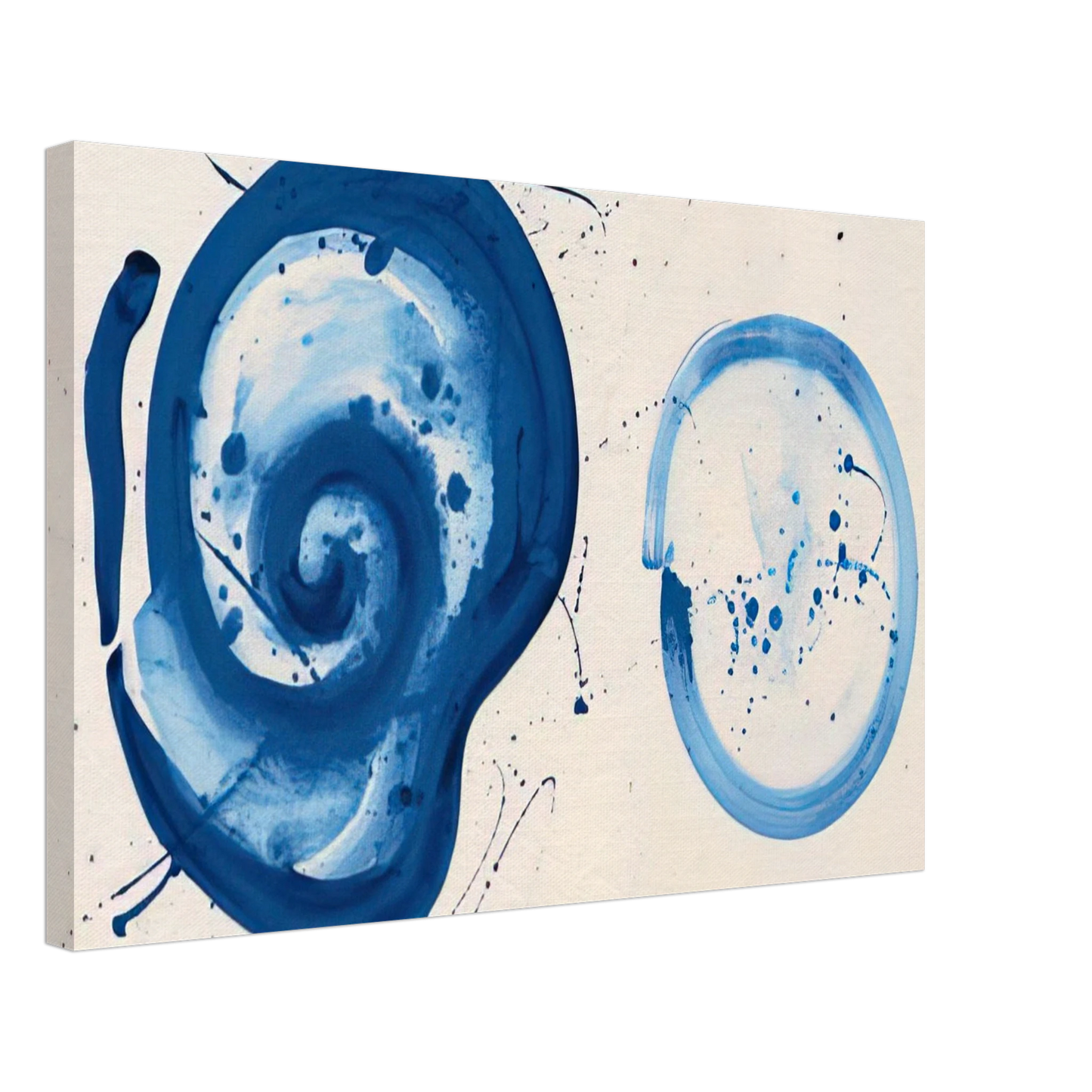 Sam Francis - Composition  Blue Balls  Canvas - 70x100 cm / 28x40 inches-canvas