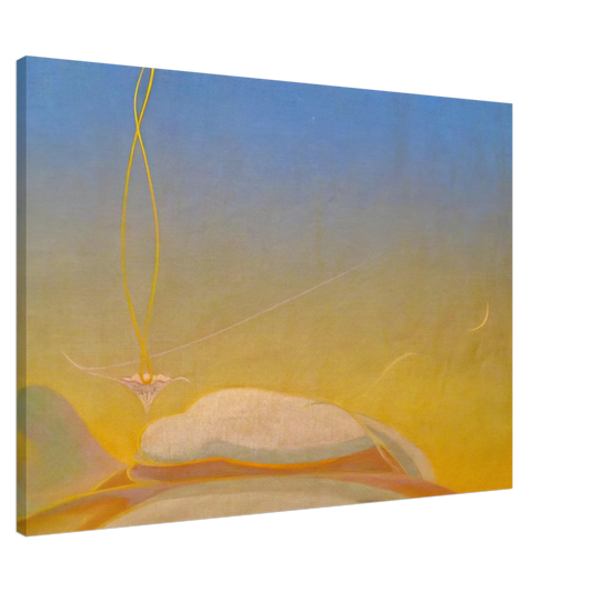 Agnes Lawrence Pelton - Translation - Precisionism Canvas - 20x30 cm / 8x12 inches-canvas