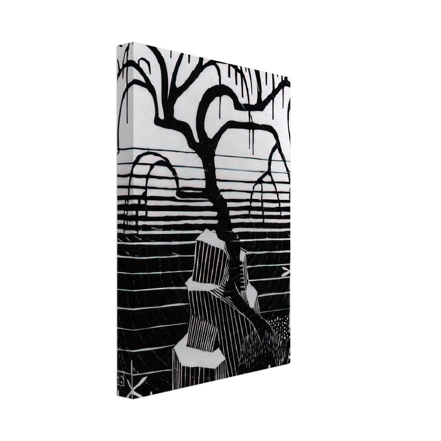 MC Escher - TREE 1926 Canvas - 40x60 cm / 16x24 inches-canvas