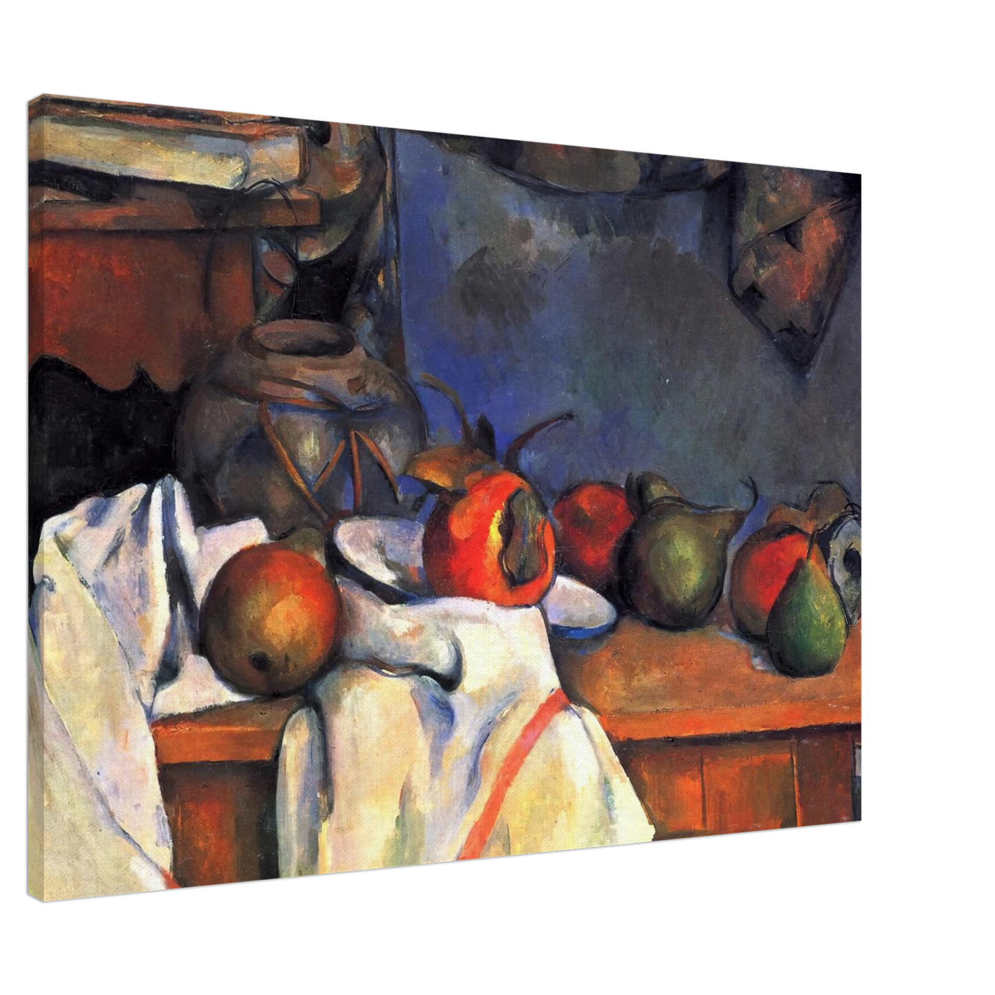 Paul Cezanne - Still Life with Pomegranate and Pears Canvas - Default Title-canvas