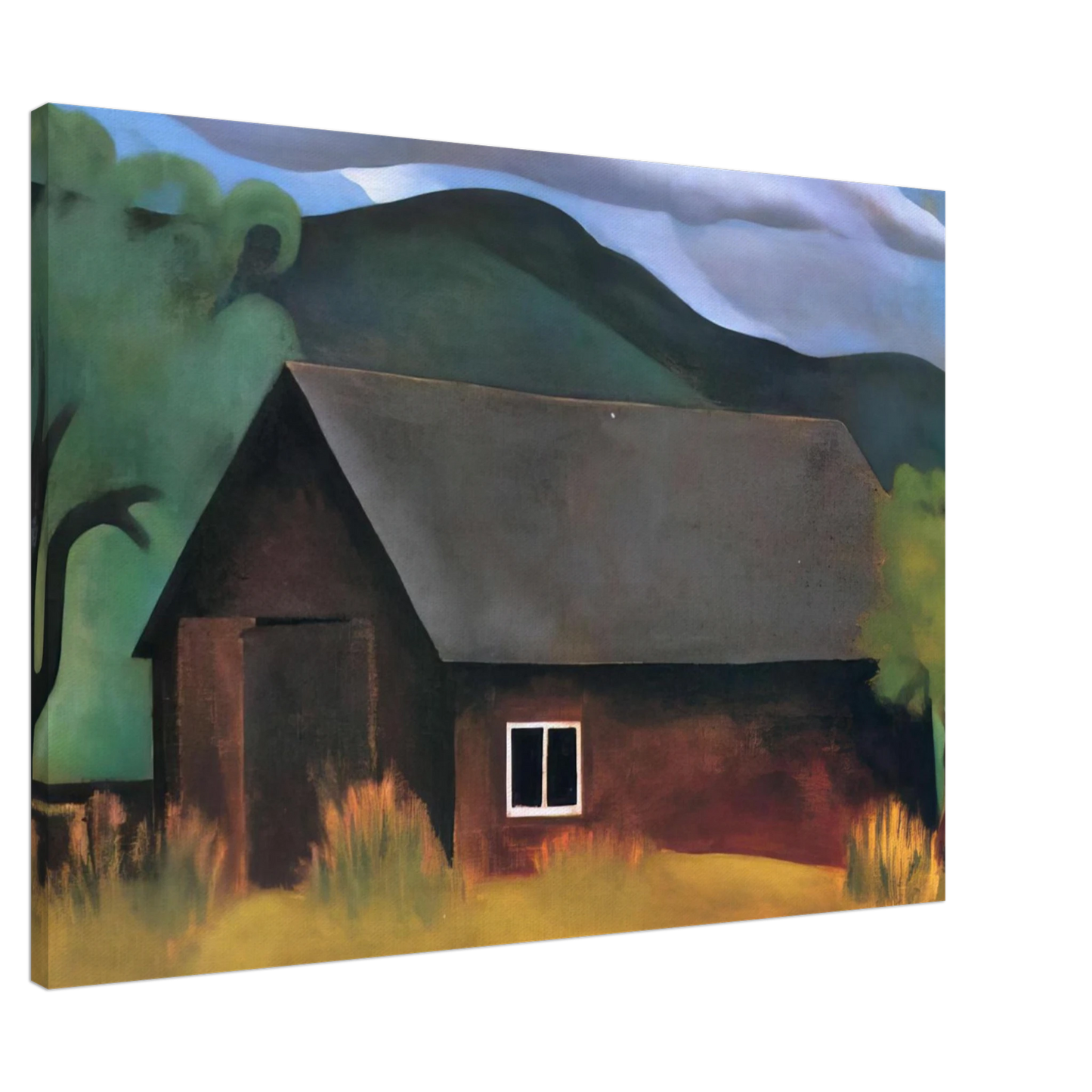 Georgia O'Keeffe - My Shanty, Lake George Canvas - 20x30 cm / 8x12 inches-canvas