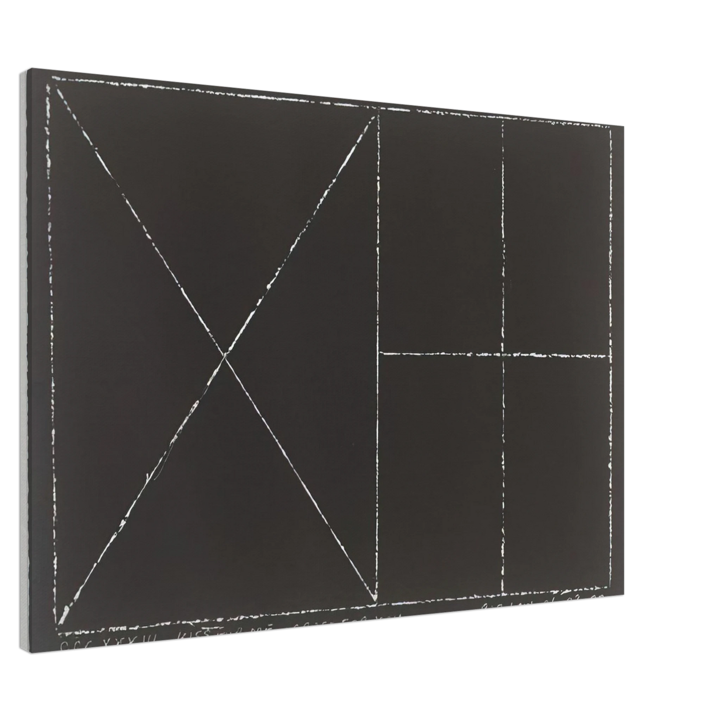 Bob Law - Kiss for Me - Cross for You - 2000 Canvas - 20x30 cm / 8x12 inches-canvas