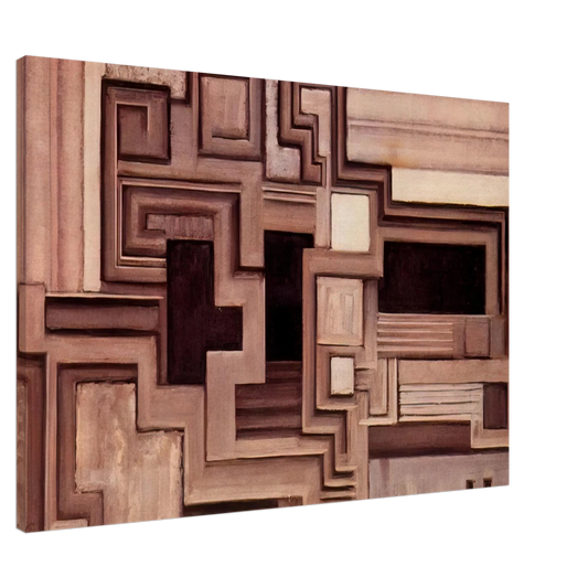 Frantisek Kupka - Two grays II Canvas - 20x30 cm / 8x12 inches-canvas