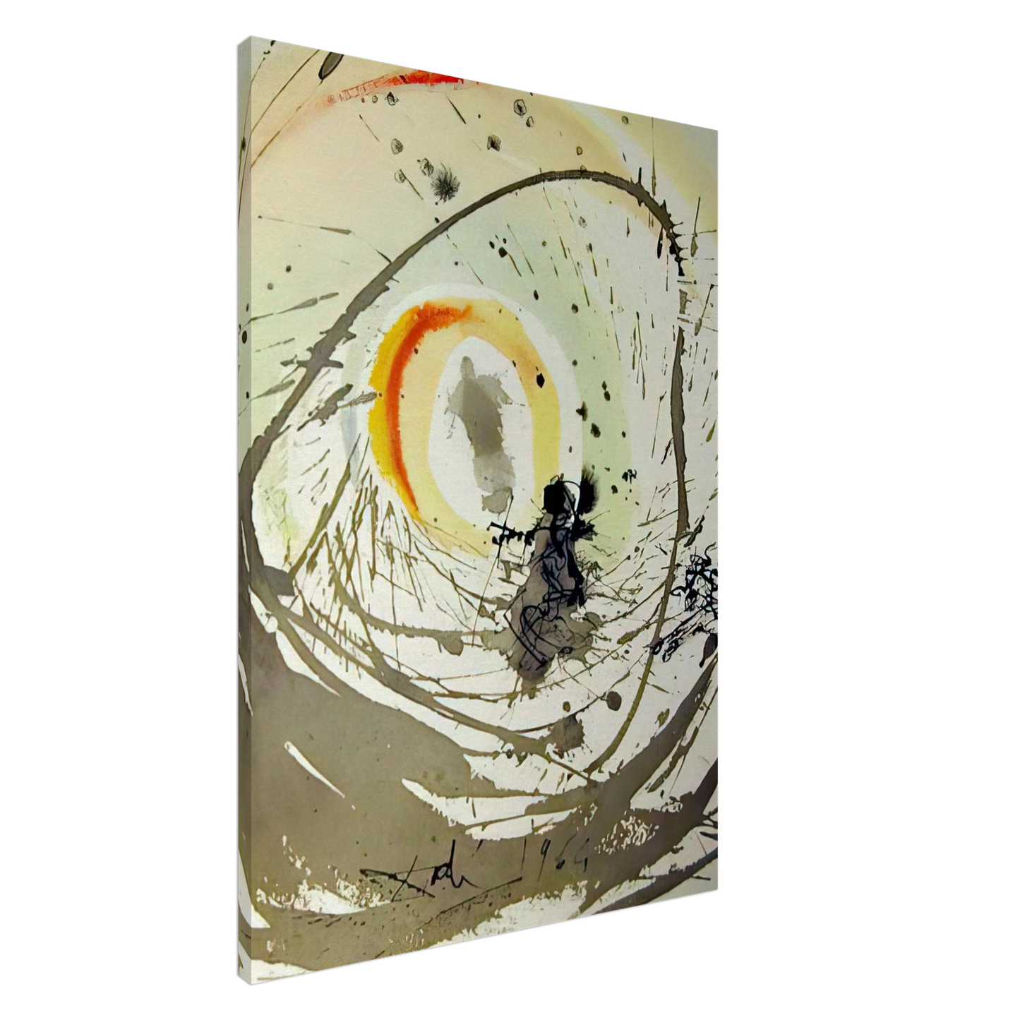 Salvador Dali - MULIER AMICTA SOLE 1967 Canvas - 20x30 cm / 8x12 inches-canvas