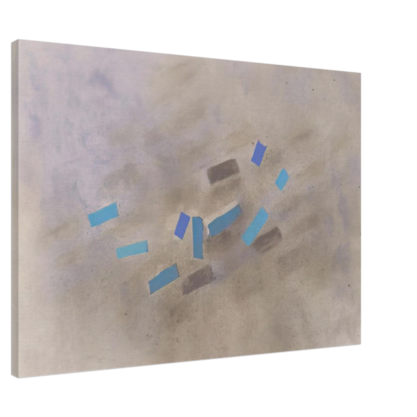 Esteban Vicente - NUMERO 10 1983 Canvas - 20x30 cm / 8x12 inches-canvas