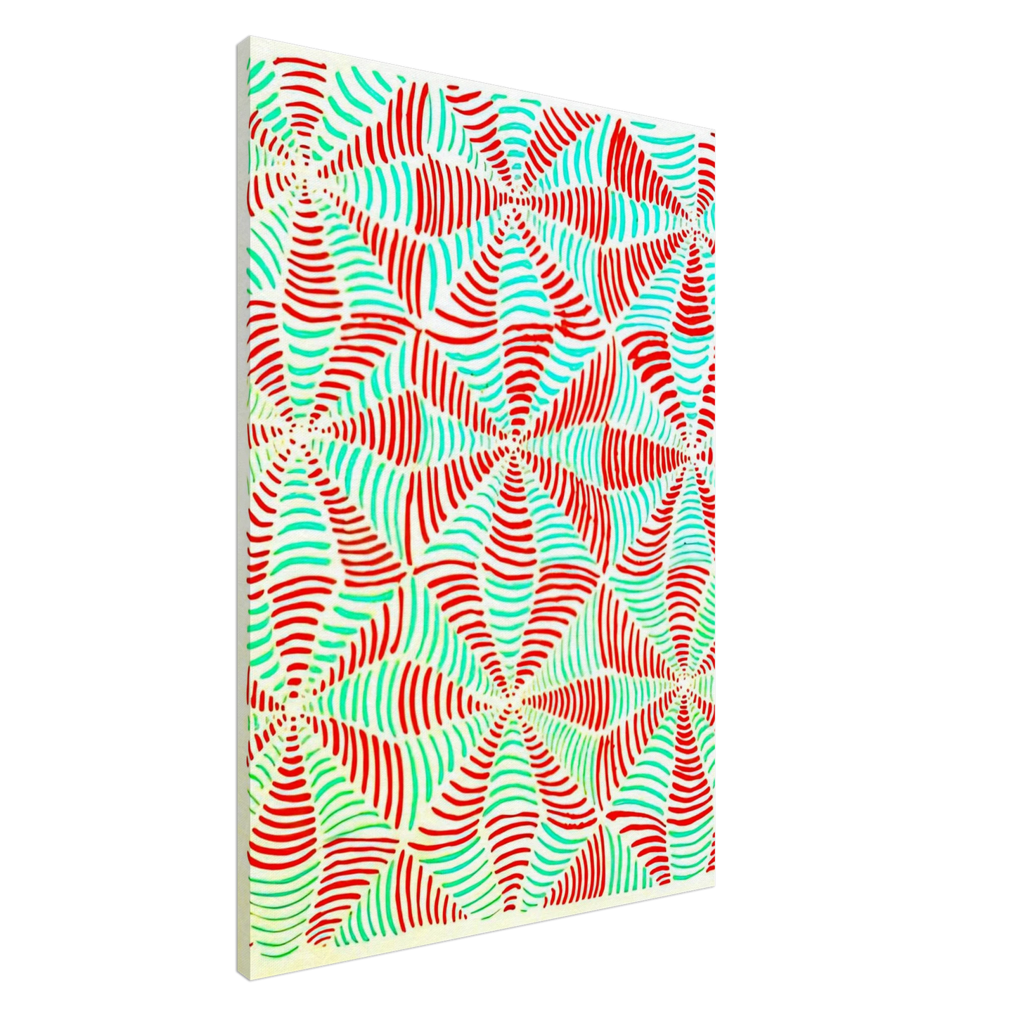 Sonia Delaunay - COMPOSITION 16 Canvas - 20x30 cm / 8x12 inches-canvas