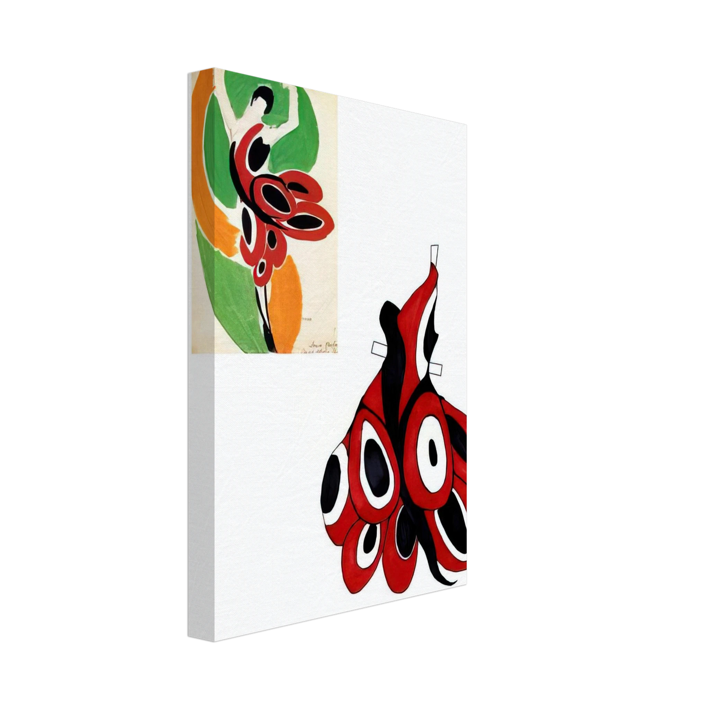 Sonia Delaunay - FASHION ILLUSTRATION 6 Canvas - 70x100 cm / 28x40 inches-canvas