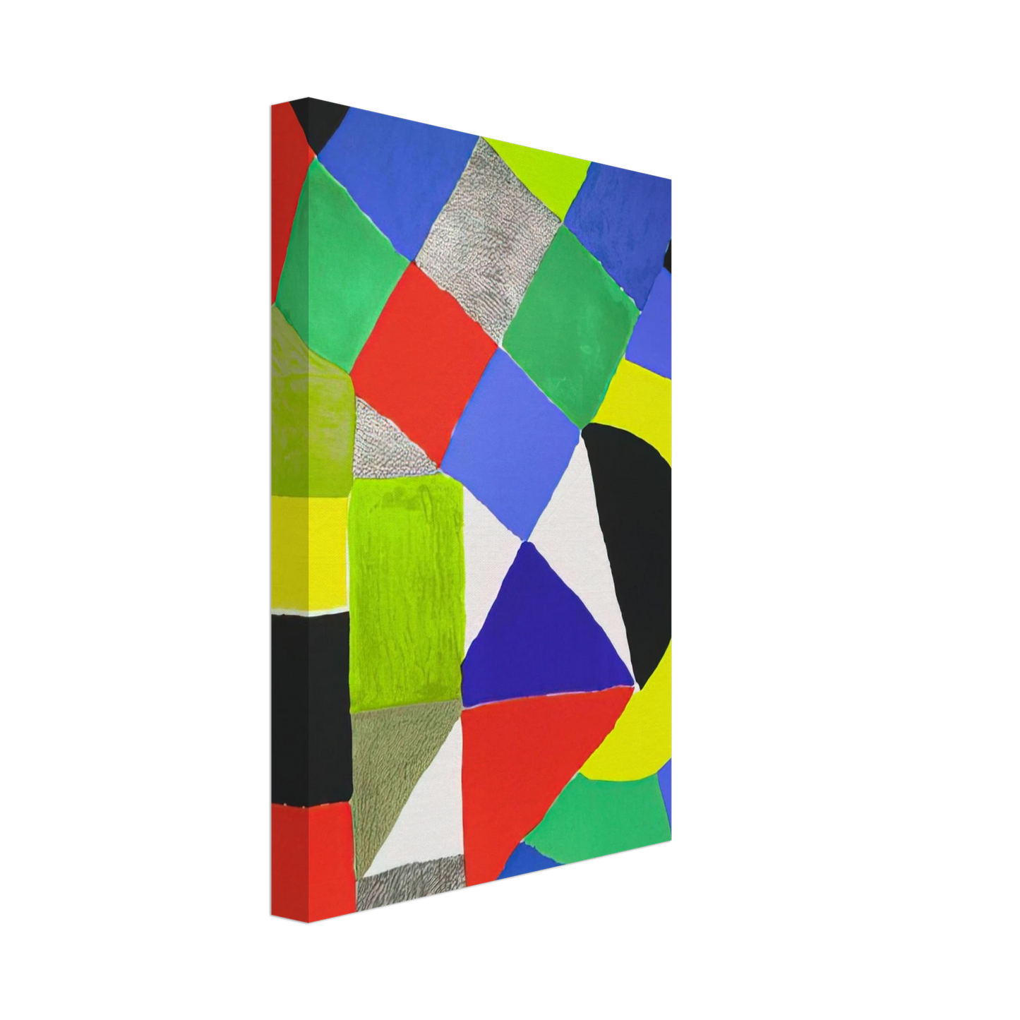 Sonia Delaunay - SQUARES Canvas - 70x100 cm / 28x40 inches-canvas