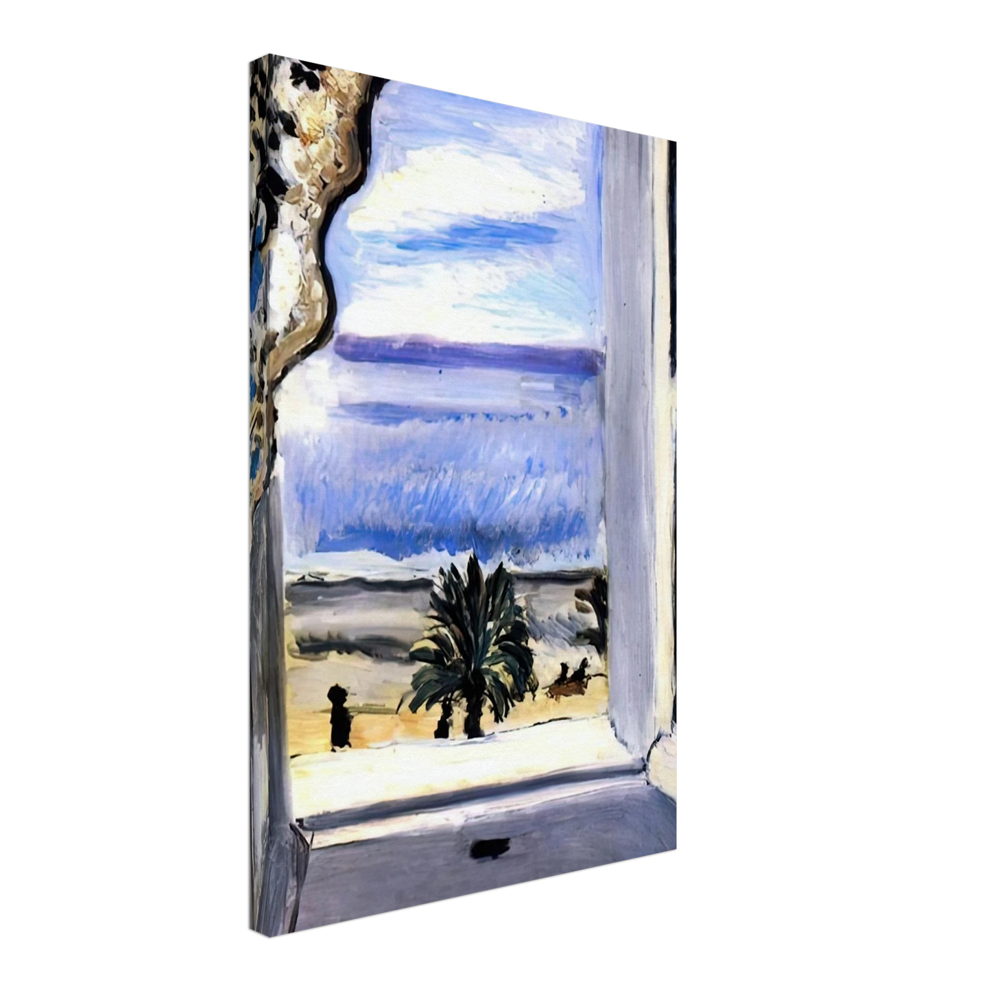 Henri Matisse - THE OPEN WINDOW 1918 Canvas - 40x60 cm / 16x24 inches-canvas