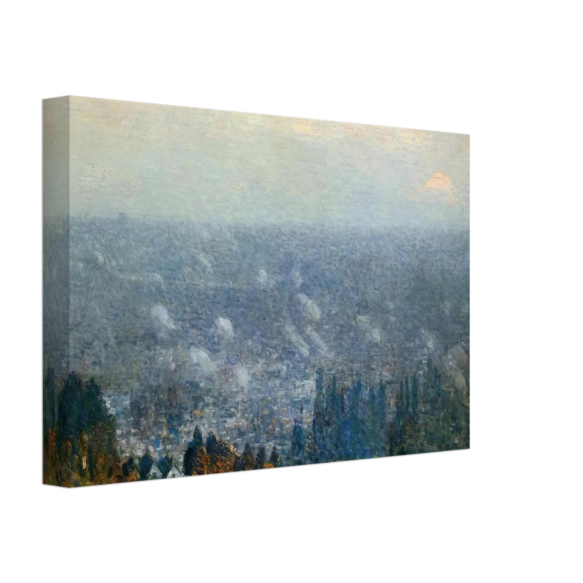 Childe Hassam - Mount Hood and the Valley of the Willamette Canvas - 40x60 cm / 16x24 inches-canvas