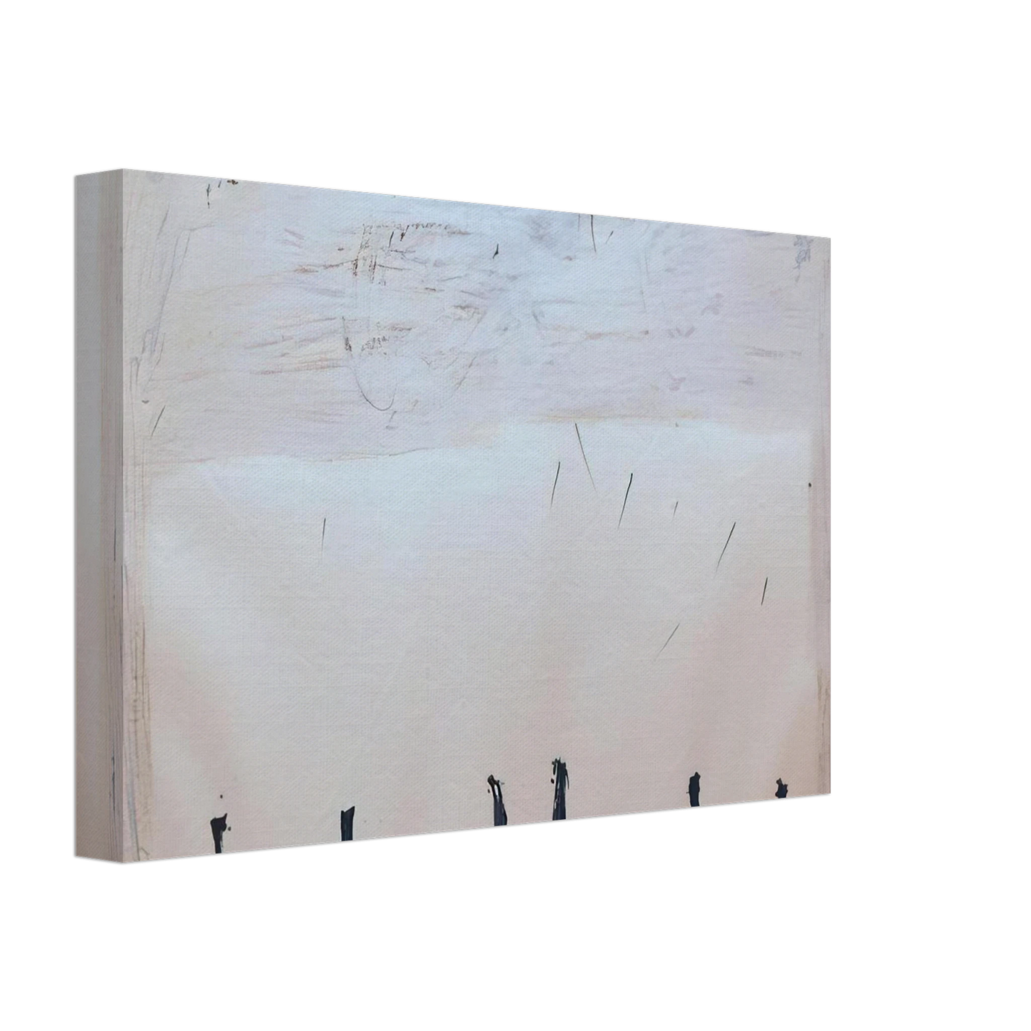 Antoni Tapies - VERTICALES EN BAS 1968 Canvas - 70x100 cm / 28x40 inches-canvas
