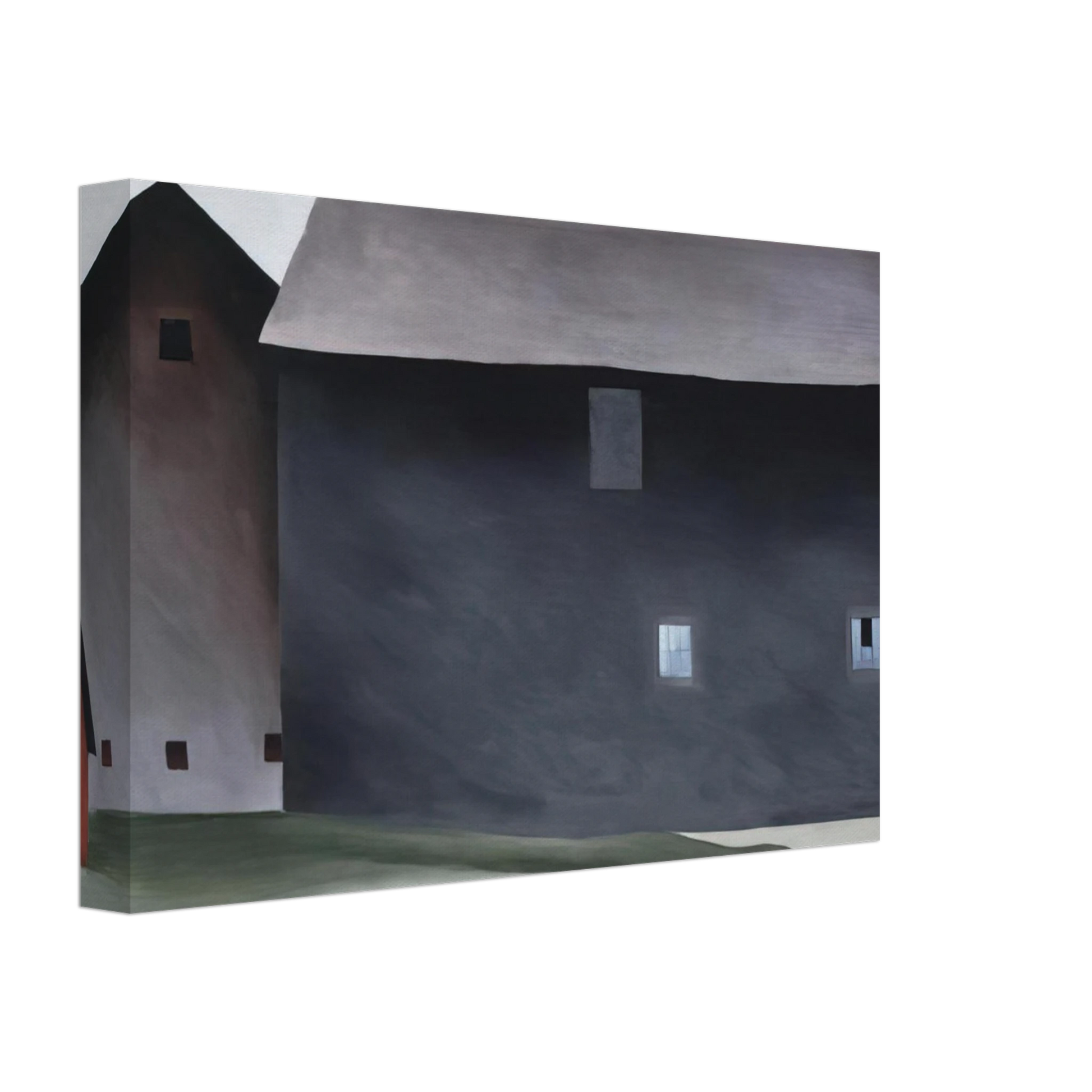 Georgia O'Keeffe - Lake George Barns Canvas - 70x100 cm / 28x40 inches-canvas