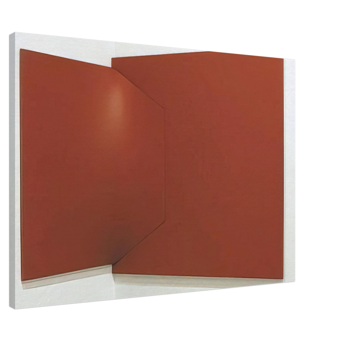 Enrico Castellani - Dittico rosso - 1966 Canvas - 20x30 cm / 8x12 inches-canvas