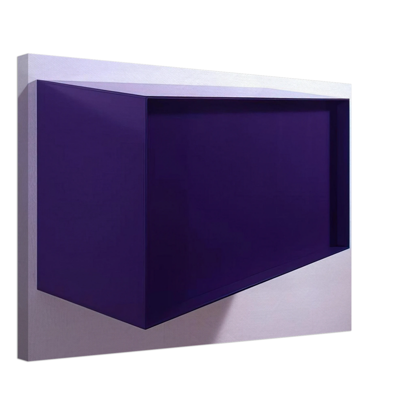 Donald Judd - Untitled DJ 77-18 Meter Box - 1977 Canvas - 70x100 cm / 28x40 inches-canvas
