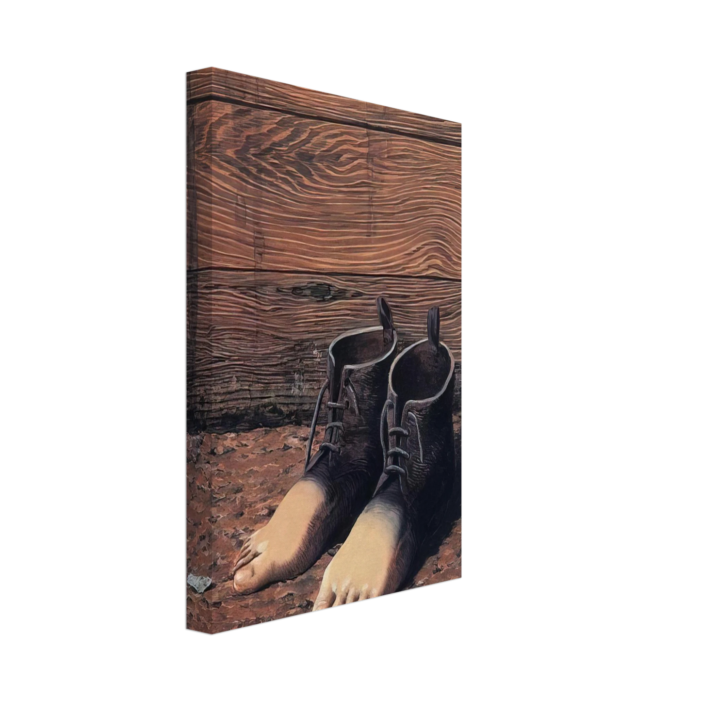 Rene Magritte - THE RED MODEL 1935 Canvas - 40x60 cm / 16x24 inches-canvas