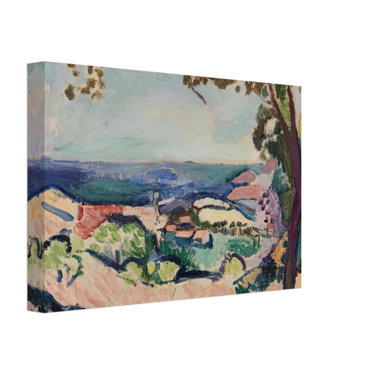 Henri Matisse - COLLIOURE LANDSCAPE 1906 Canvas - 70x100 cm / 28x40 inches-canvas