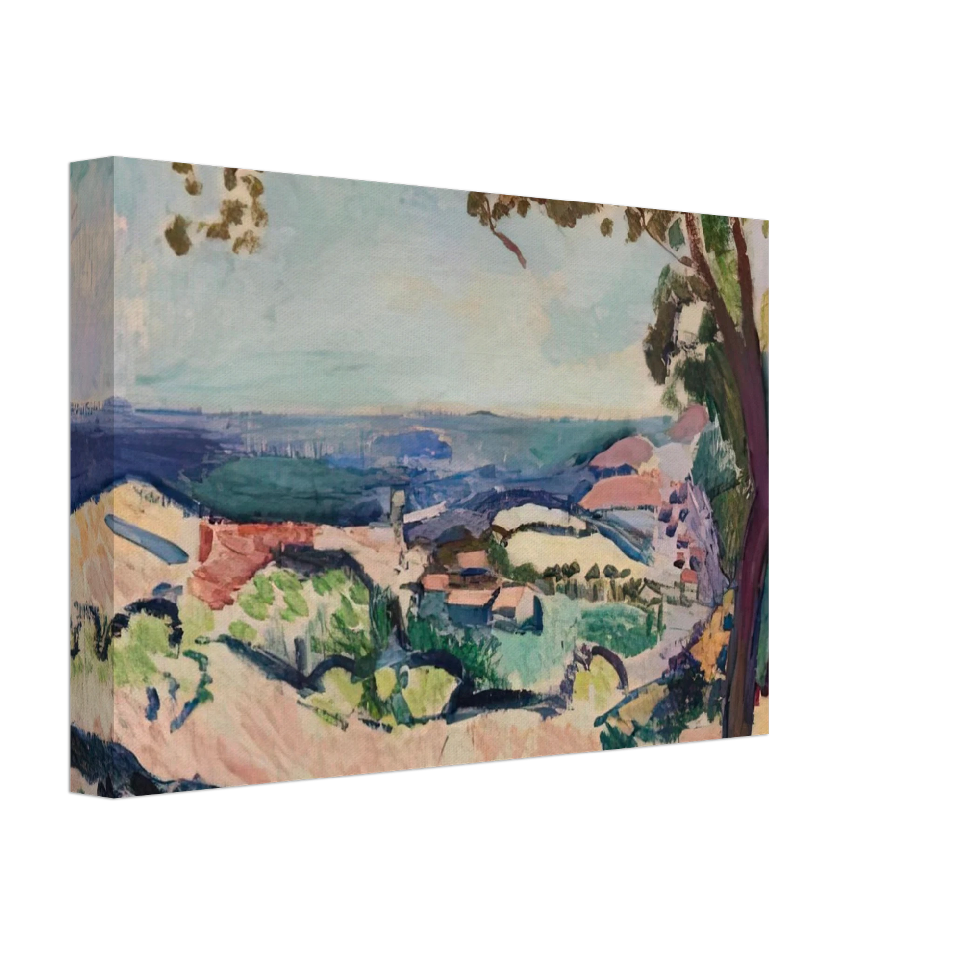 Henri Matisse - COLLIOURE LANDSCAPE 1906 Canvas - 70x100 cm / 28x40 inches-canvas