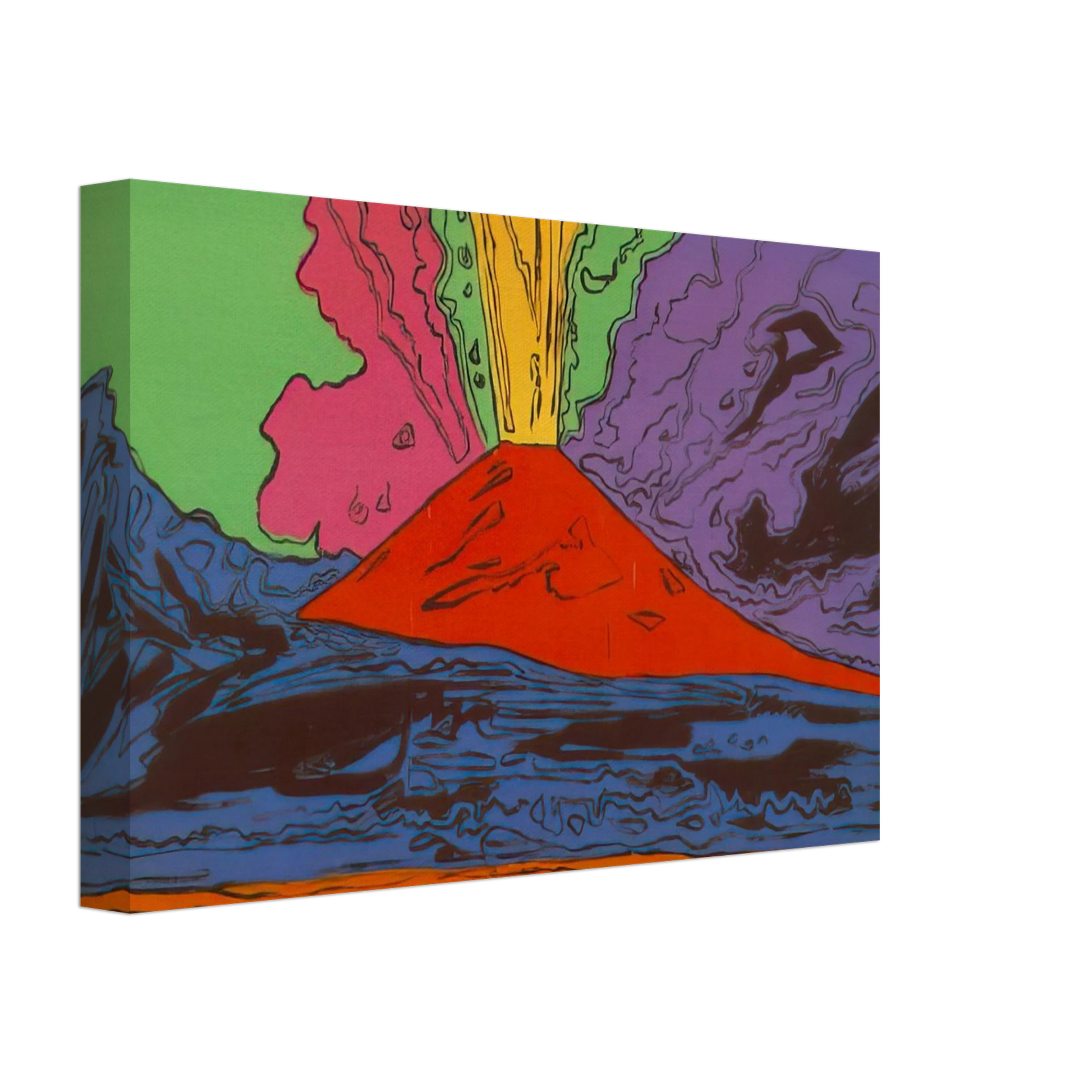 Andy Warhol - Vesuvius Canvas - 70x100 cm / 28x40 inches-canvas