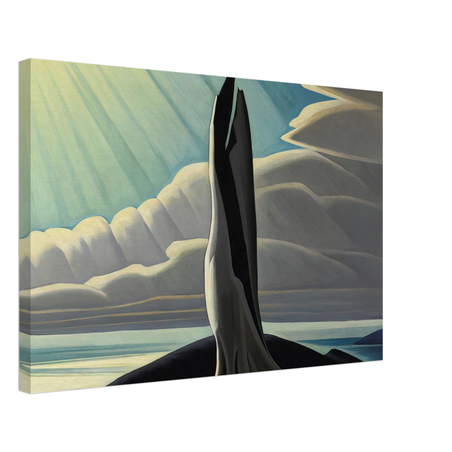 Lawren Harris - North Shore, Lake Superior - 1926 Canvas - 70x100 cm / 28x40 inches-canvas