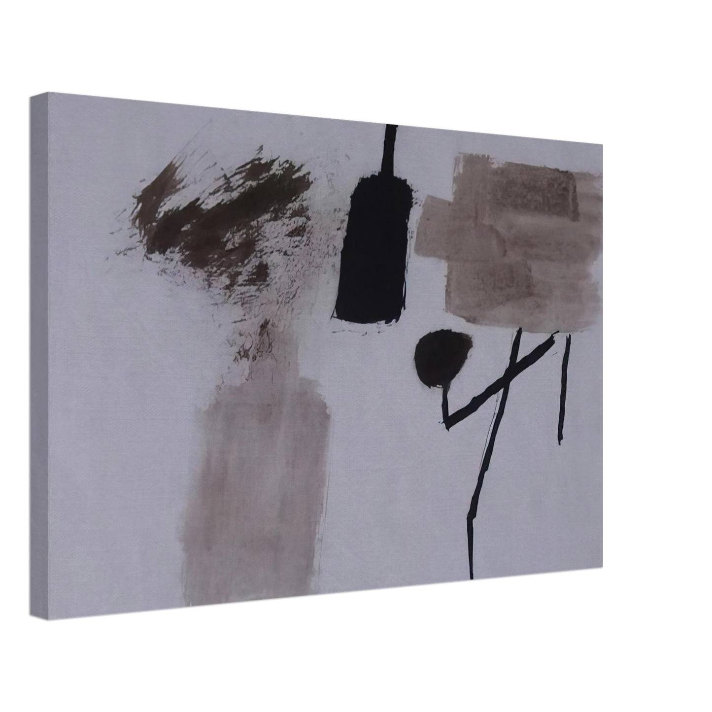 Julius Bissier - 8.7.58 Canvas - 70x100 cm / 28x40 inches-canvas