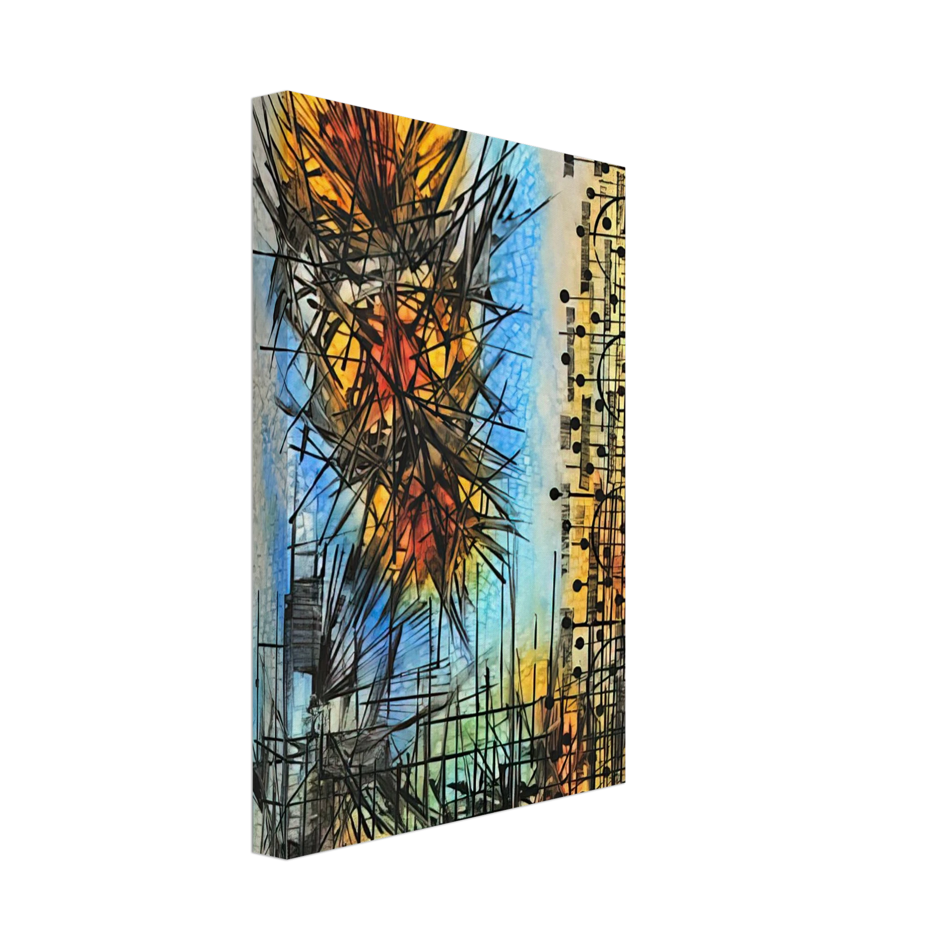 Jimmy Ernst - Observation VII - 1965 Canvas - 70x100 cm / 28x40 inches-canvas